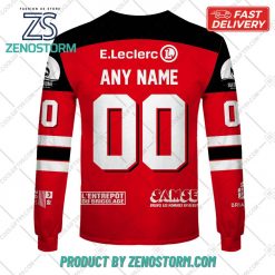 Personalized FR Hockey Diables Rouges de Briancon Home Jersey Style Hoodie Sweatshirt 6