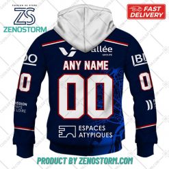 Personalized FR Hockey Ducs d Angers Home Jersey Style Hoodie Sweatshirt