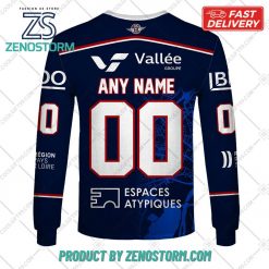 Personalized FR Hockey Ducs d Angers Home Jersey Style Hoodie Sweatshirt