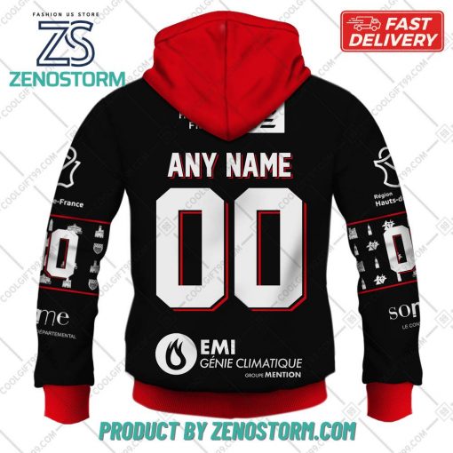 Gothiques d Amiens Home Jersey Style Hoodie, Sweatshirt