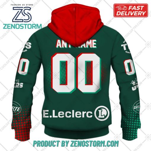 Personalized FR Hockey Jokers de Cergy Pontoise Home Jersey Style Hoodie, Sweatshirt