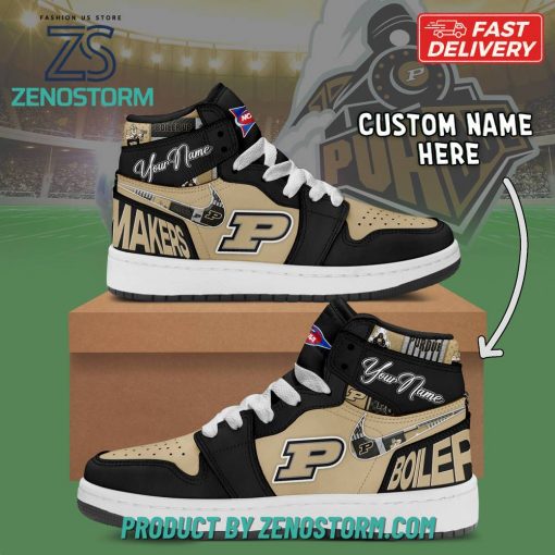 Purdue Boilermakers NCAA Personalized Air Jordan 1