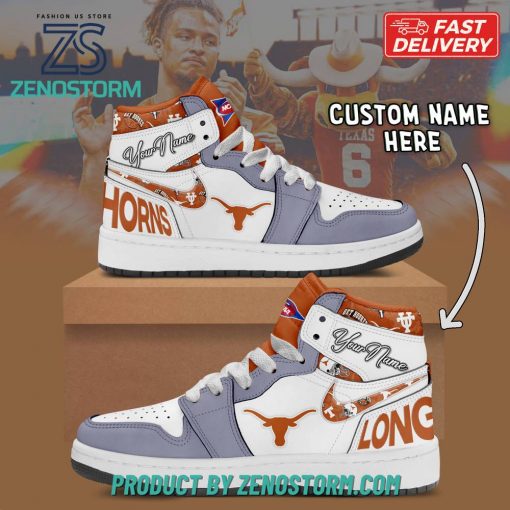 Texas Longhorns NCAA Personalized Air Jordan 1