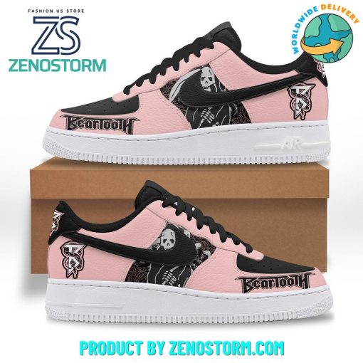 Beartooth Rock Band Pink Black Nike Air Force 1