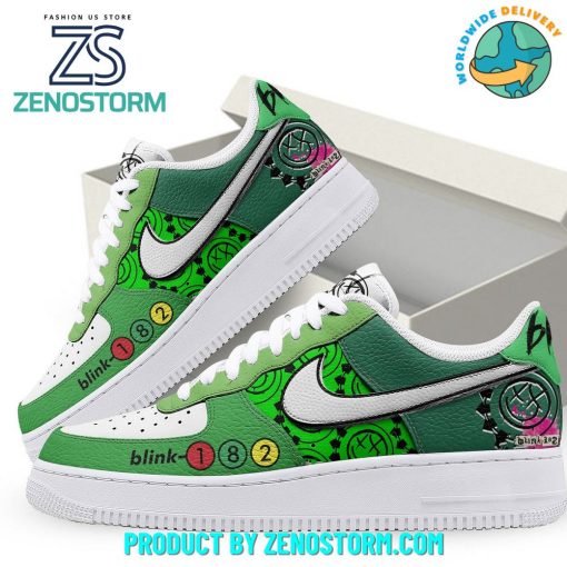 Blink-182 Band Green New Nike Air Force 1