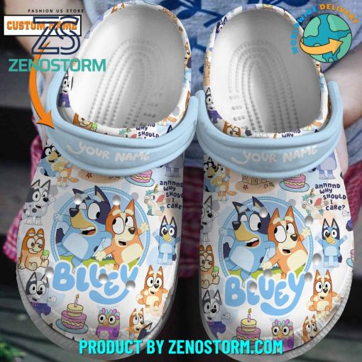 Bluey Cartoon Custom Name Crocs