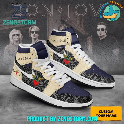 Bon Jovi Band Custom Name Nike Air Jordan 1