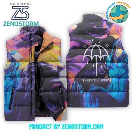 Bring Me The Horizon Sleeveless Puffer Down Vest