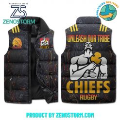 Chiefs Rugby Unleash Our Tribe Sleeveless Puffer Down Vest