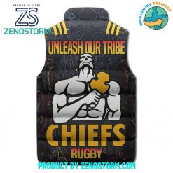 Chiefs Rugby Unleash Our Tribe Sleeveless Puffer Down Vest