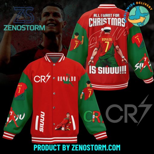 Cristiano Ronaldo CR7 Portugal Baseball Jacket