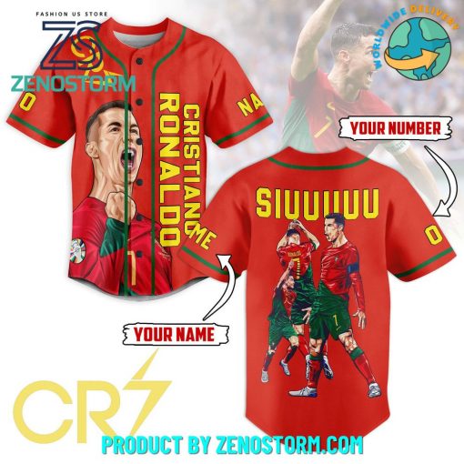 Cristiano Ronaldo CR7 Portugal Customized Baseball Jersey