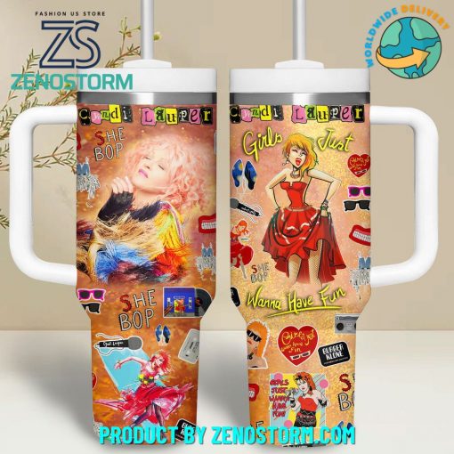 Cyndi Lauper Girls Just Wanna Have Fun Stanley Tumbler