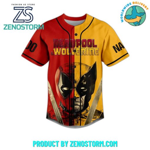 Deadpool And Wolverine 2024 Movie Customized Baseball Jersey
