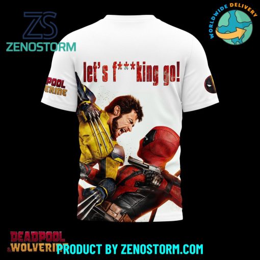 Deadpool And Wolverine 2024 White Shirt