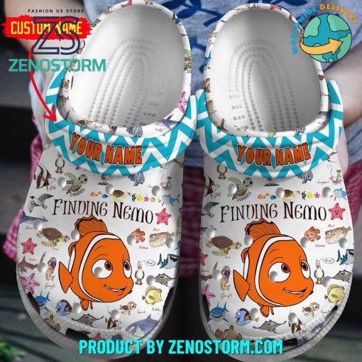 Finding Nemo Disney Cartoon Custom Name Crocs