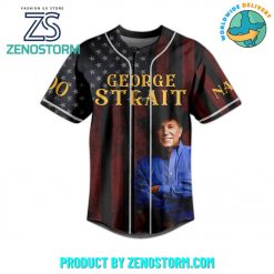 George Strait Somewhere Down In Texas Customized Baseball Jersey