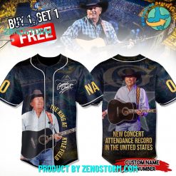 George Strait The King At Kyle Field Customized Baseball Jersey