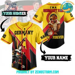 Germany Fan Now And Forever Customized Baseball Jersey