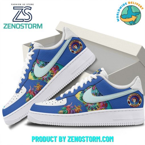 Grateful Dead Rock Band Blue Nike Air Force 1