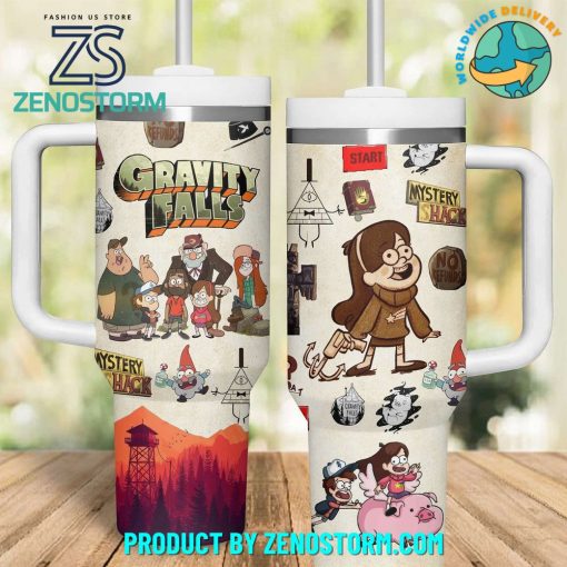 Gravity Falls Cartoon 40 oz Stanley Tumbler