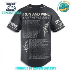 Iron And Wine Light Verse 2024 Customized Baseball Jersey
