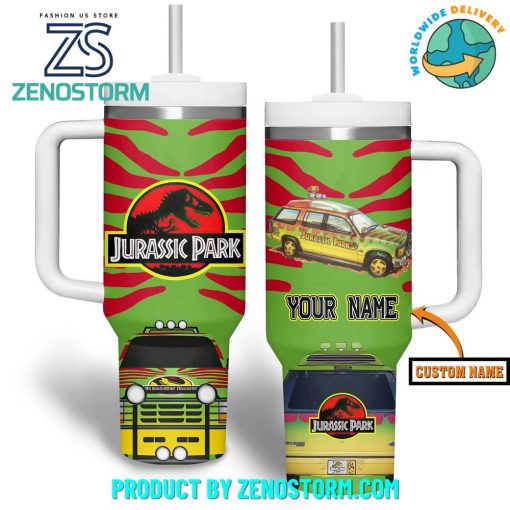 Jurassic Park Movie Custom Name Stanley Tumbler