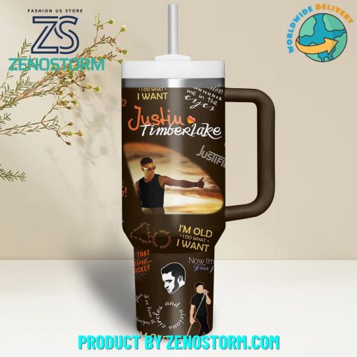 Justin Timberlake Prince Of Pop Customized Stanley Tumbler