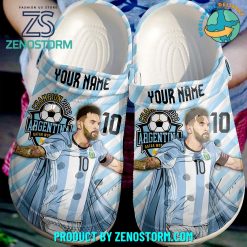 Lionel Messi Argentina National Team Sport Crocs Shoes