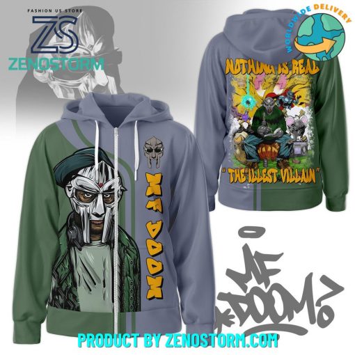 MF Doom Nothing Is Real Zip Hoodie