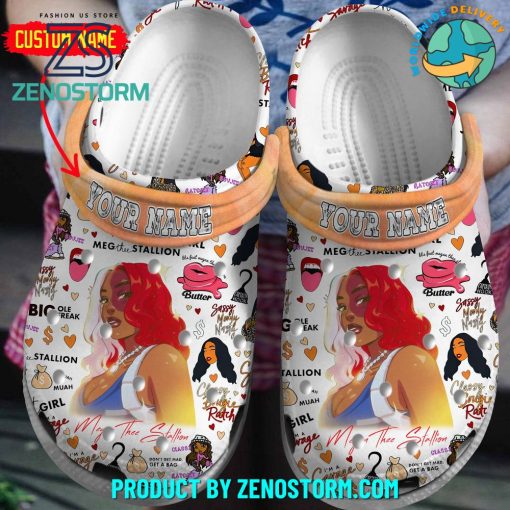 Megan Thee Stallion American Rapper Custom Name Crocs