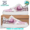 Lady Gaga American Singer Pink Nike Air Force 1