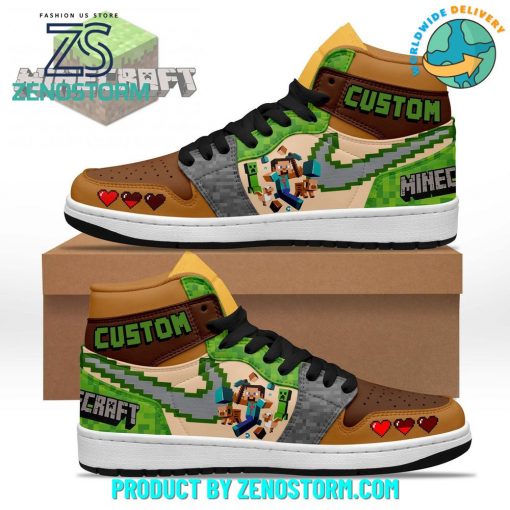 Minecraft Limited Edition Custom Name Nike Air Jordan 1