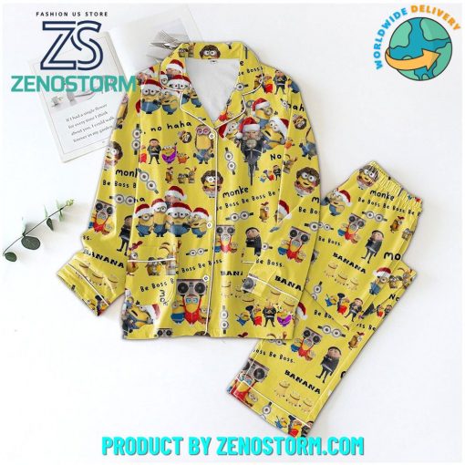 Minions Banana Boss Be Boss Pajamas Set