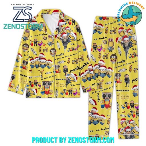 Minions Banana Boss Be Boss Pajamas Set