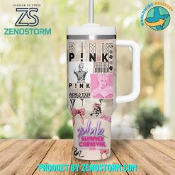 Pink Summer Carnival 2024 World Tour Stanley Tumbler