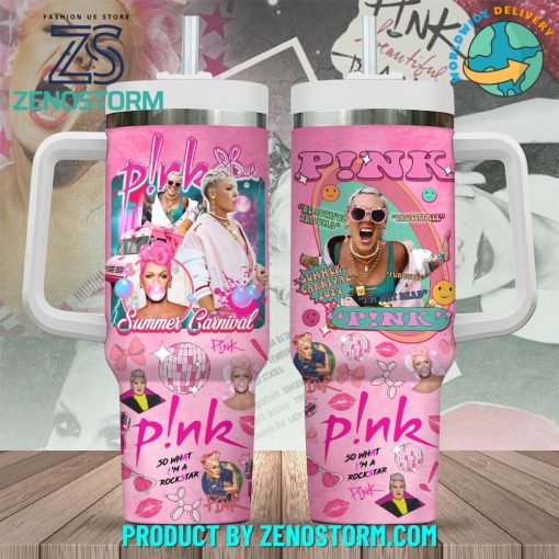 Pink Summer Carvinal 2024 Special Stanley Tumbler