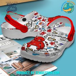 Radiohead English Rock Band Red White Crocs