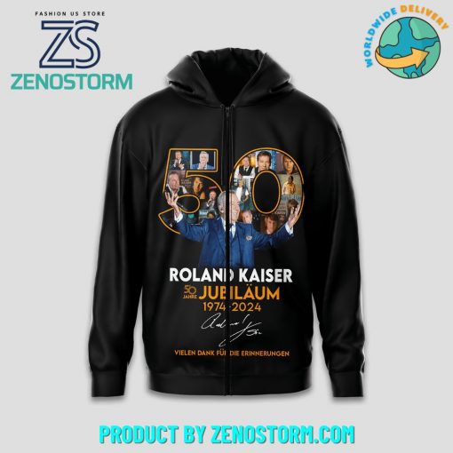 Roland Kaiser 50 Years Hoodie, Zip Hoodie, Sweatshirt