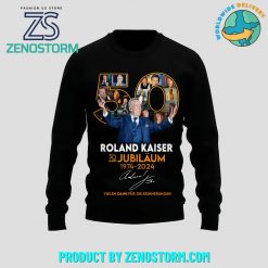 Roland Kaiser 50 Years Hoodie Zip Hoodie Sweatshirt