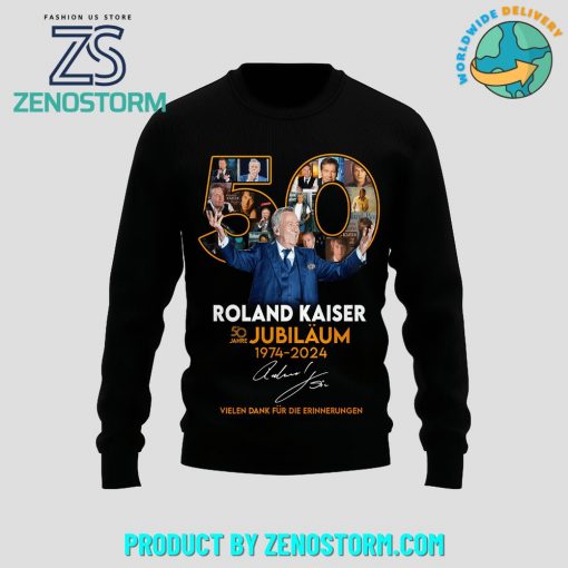 Roland Kaiser 50 Years Hoodie, Zip Hoodie, Sweatshirt