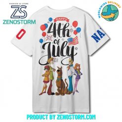 ScoobyDoo Run 4th Of July Customized White Shirt