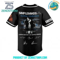 Simple Minds Rock Band Tour 2024 Customized Baseball Jersey