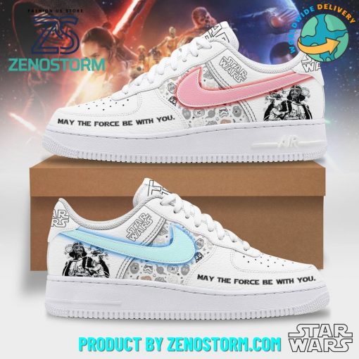 Star Wars May The Force Be With You White Air Force 1