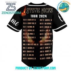 Stevie Nicks Tour 2024 Custom Name Baseball Jersey