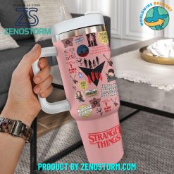 Stranger Things TV Series Pink Stanley Tumbler