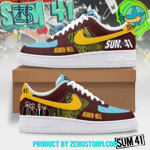 Sum 41 Band Heaven x Hell Nike Air Force 1