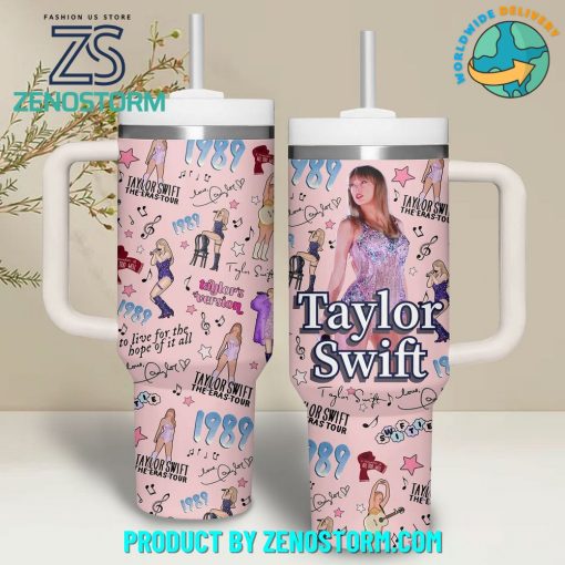 Taylor Swift The Eras Tour 1989 Pink Stanley Tumbler