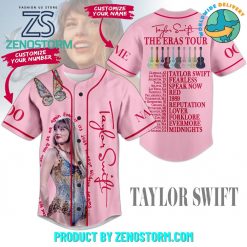 Taylor Swift The Eras Tour Custom Name Baseball Jersey