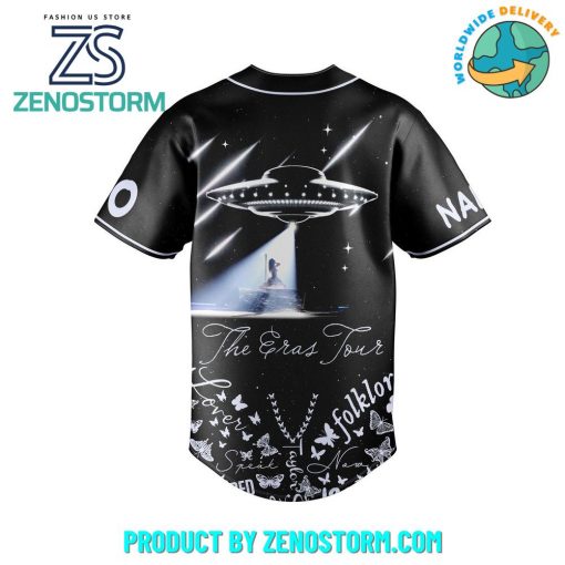 Taylor Swift The Eras Tour Customized Black Baseball Jersey